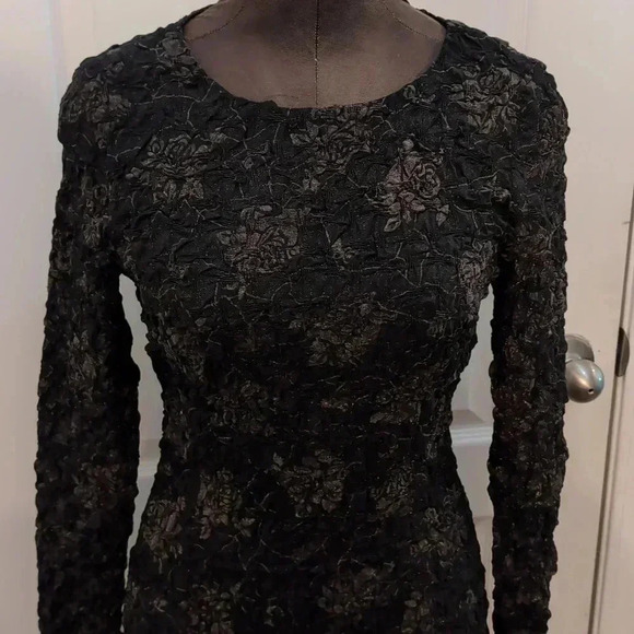 Mark & James by Badgley Mischka Womens Smock Lace Ruched Sheath Dress - Picture 8 of 10